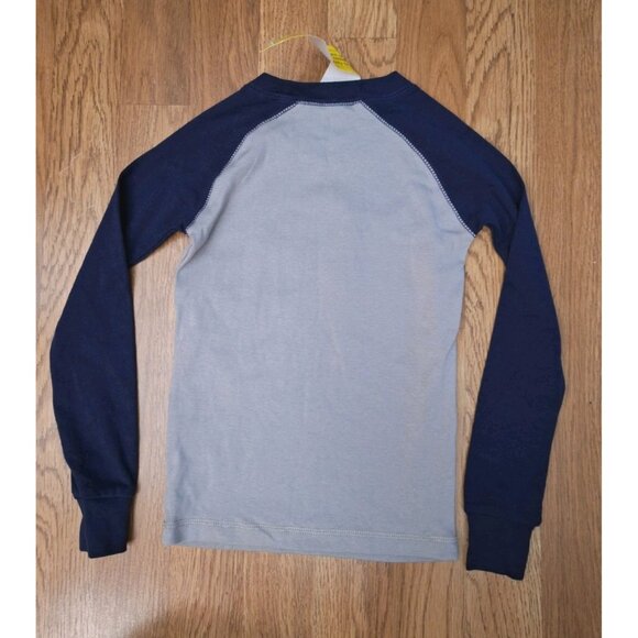 Gymboree Long Sleeve Gray Blue Adventure Cotton T-Shirt Size 7 New - Picture 4 of 9